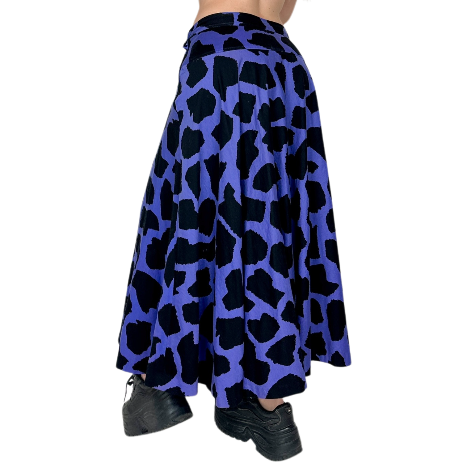 Vintage Animal Print Maxi Skirt (XS/S)