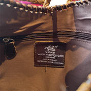 Handmade Patchwork Leather Flower Purse