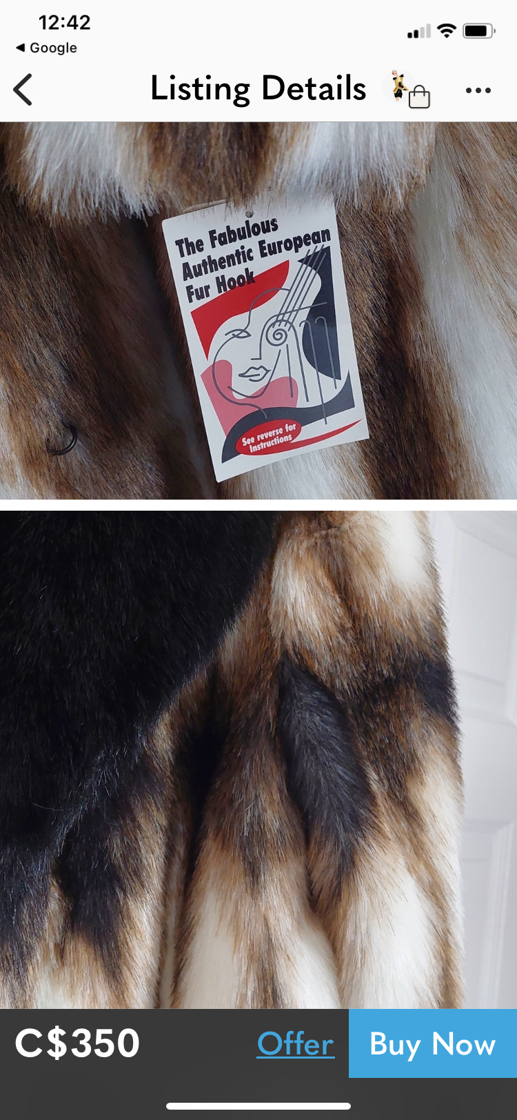 Olympia limited faux fur coat