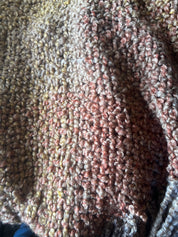 Chunky Knit Autumnal Fringe Poncho (OS)