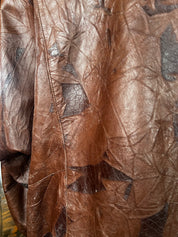 Two-Tone Brown Leather Jacket (L)