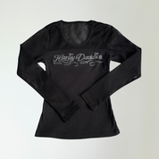 Y2K Harley Davidson Fishnet Top (S)