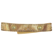 Deadstock Metallic Studded Boho Belt