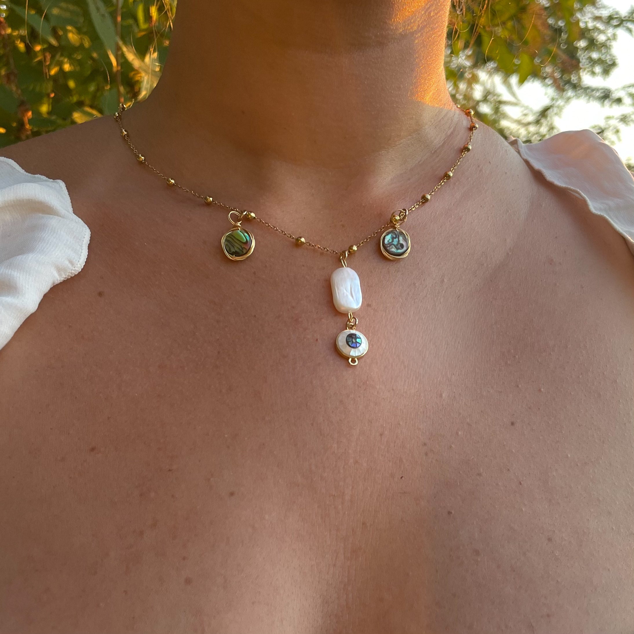 Abalone Pearl Necklace