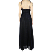 90s Shimmery Blue Gown (S)