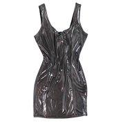 00s Metallic Mini Dress (S/M)
