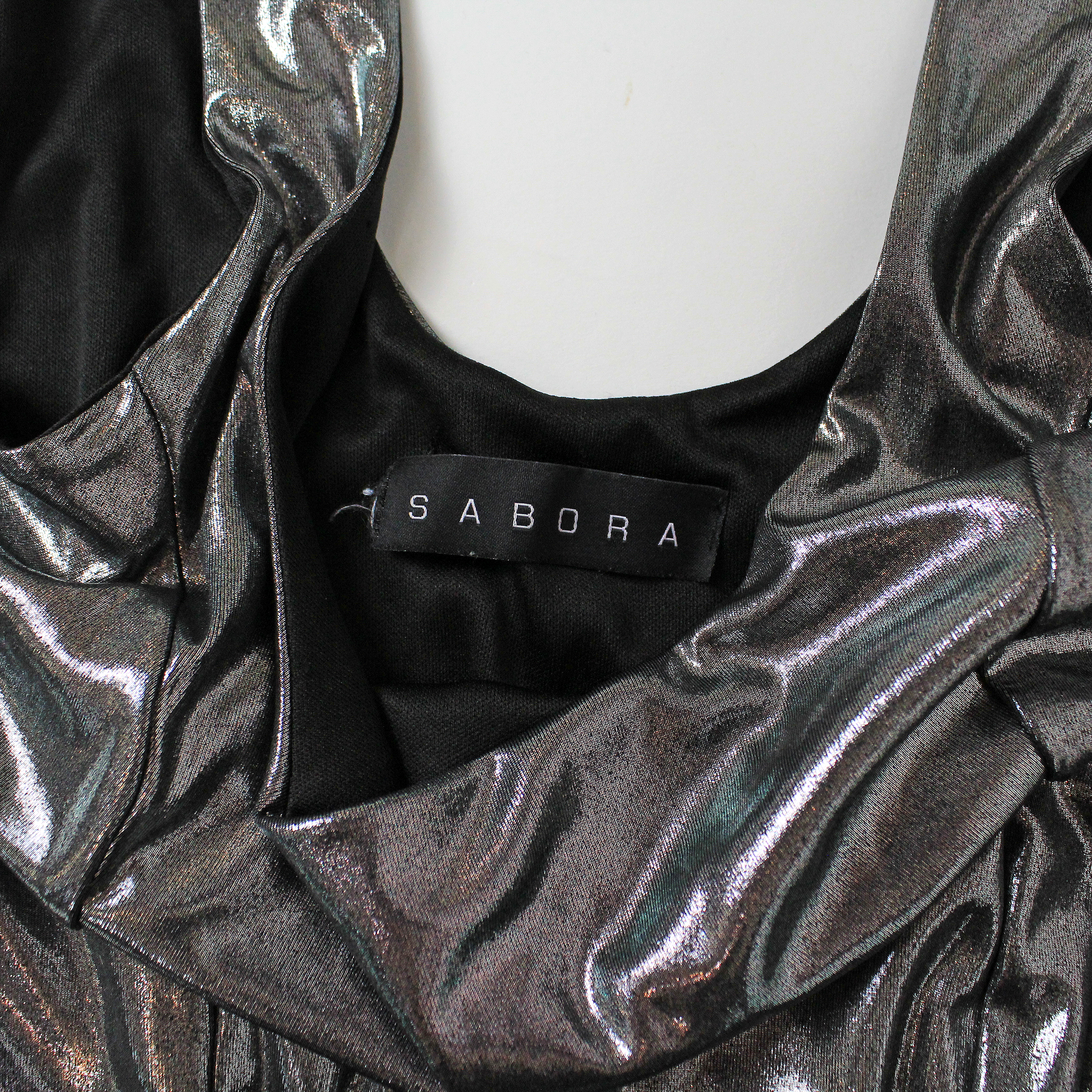 00s Metallic Mini Dress (S/M)