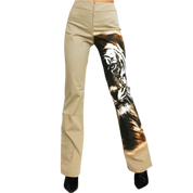 90s Khaki Tiger Pants (S)