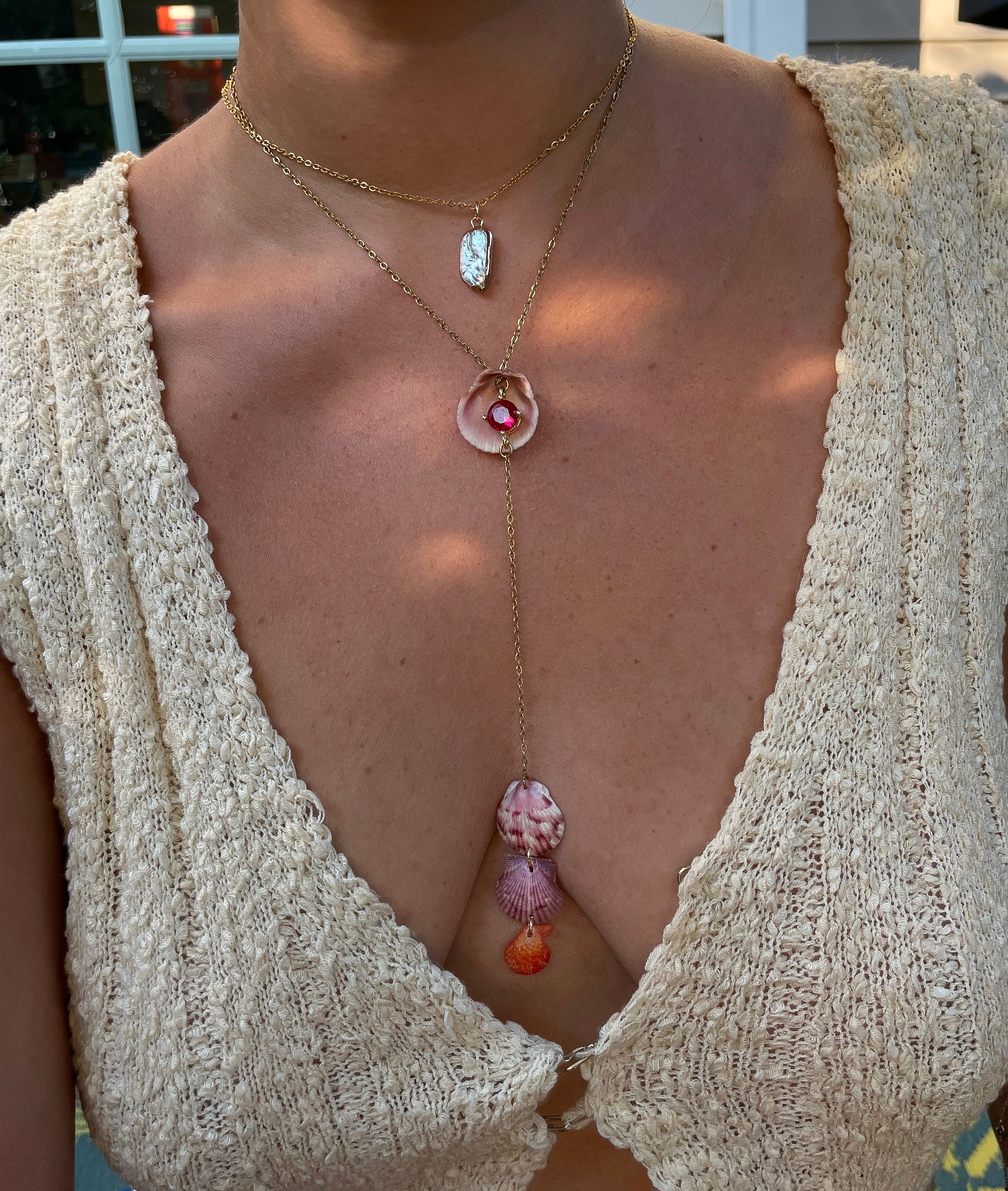 Stacking Shell Necklace