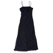 90s Shimmery Blue Gown (S)