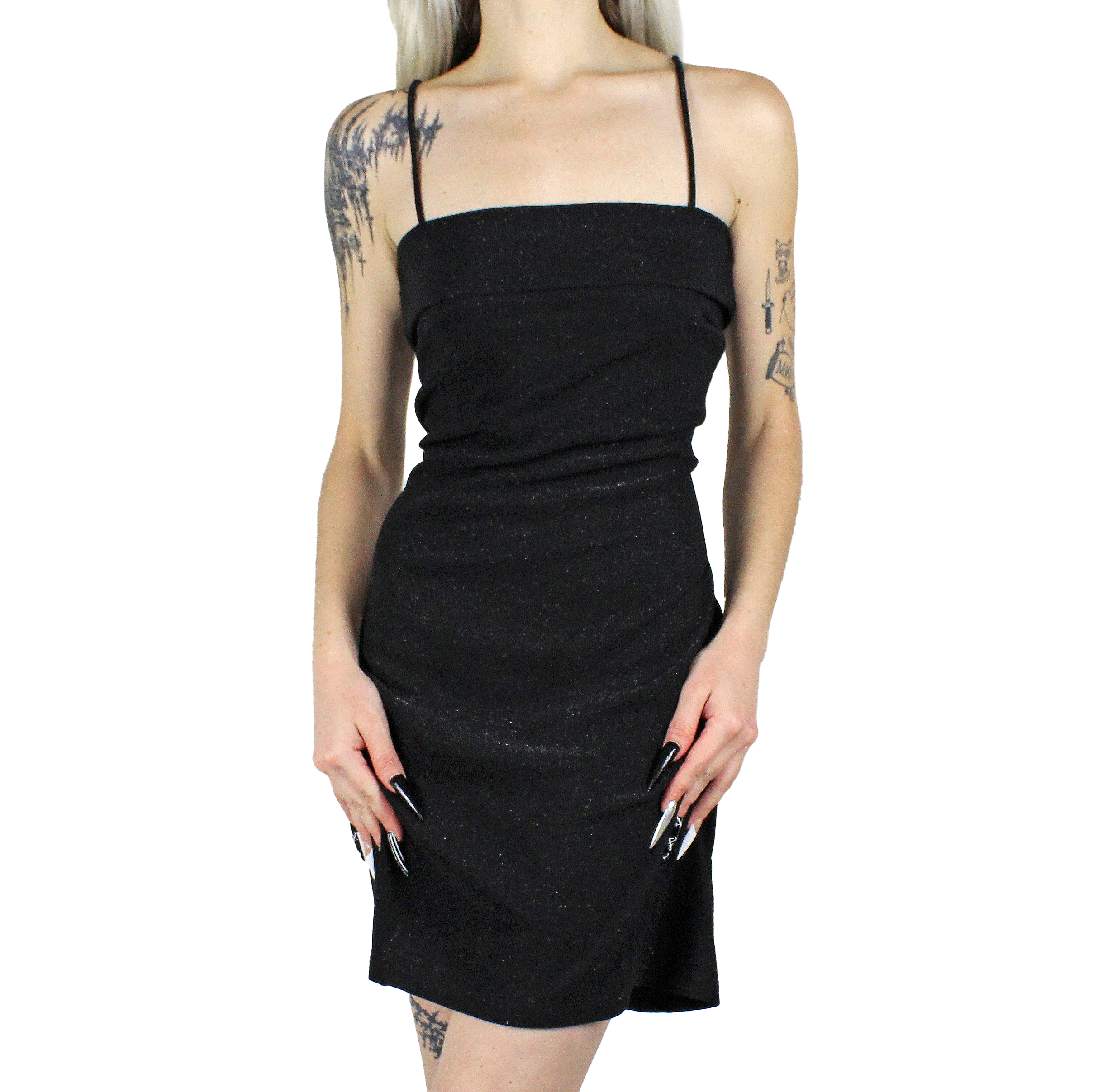 90s Sparkly Mini Dress (S)