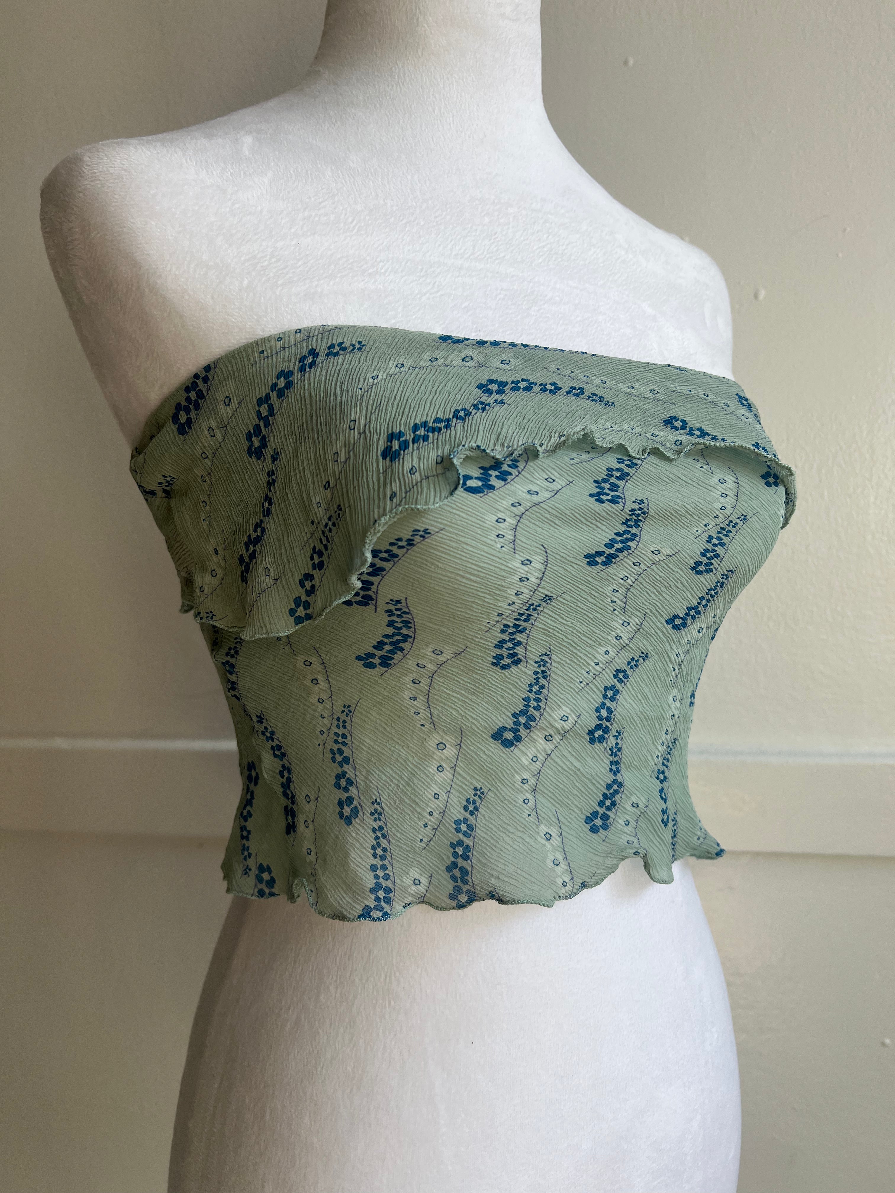 Vintage Italian 100% Silk Blouse (S/M)