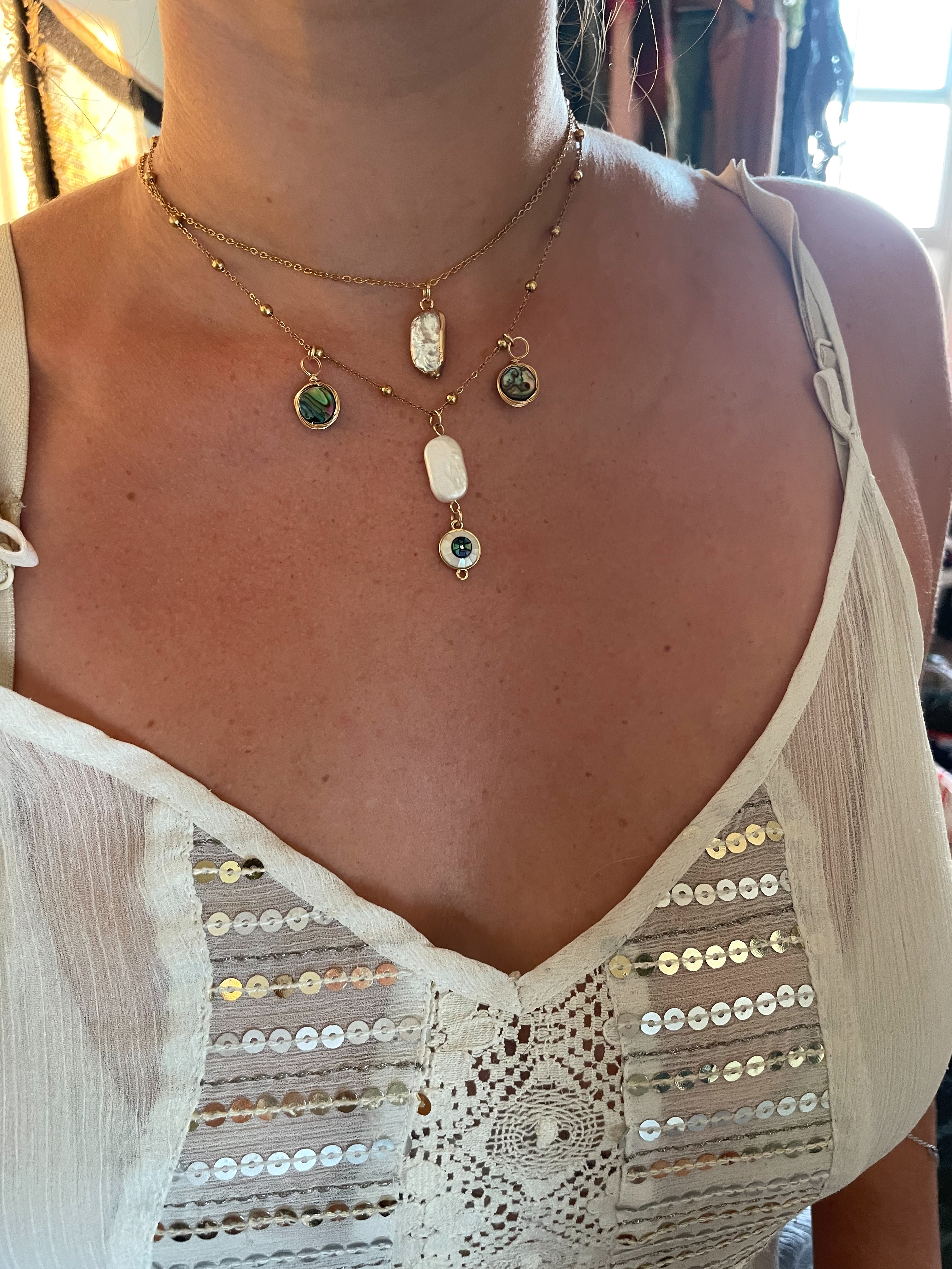 Abalone Pearl Necklace