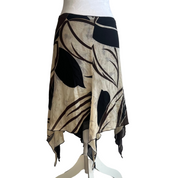 Vintage 90s/Y2K Italian Designer 100% Silk Whimsy Skirt (S/M)