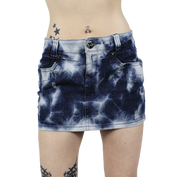 Italian Y2K Denim Mini Skirt (XS)