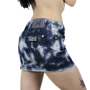 Italian Y2K Denim Mini Skirt (XS)