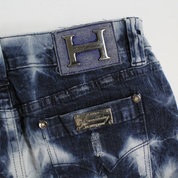 Italian Y2K Denim Mini Skirt (XS)