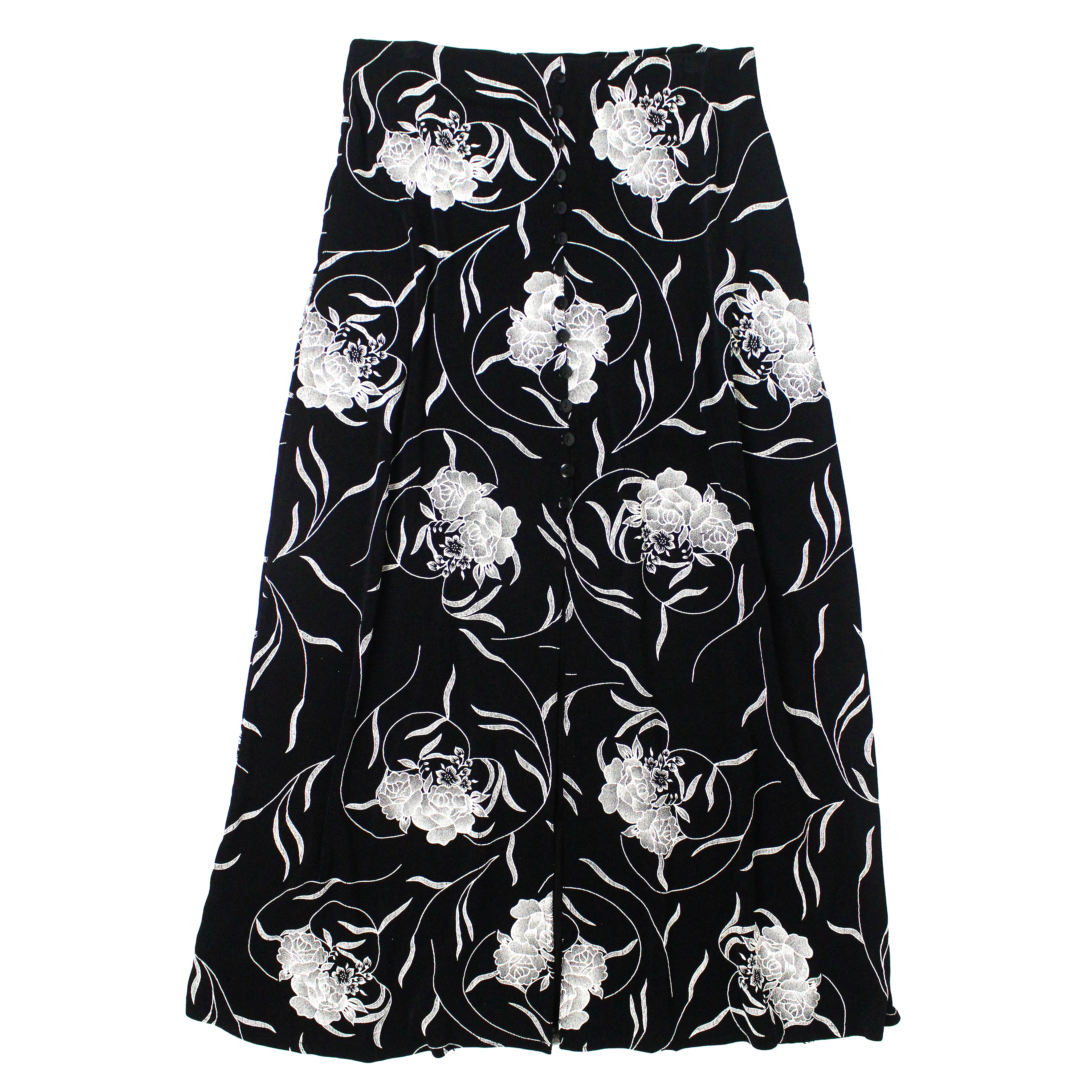 90s Slinky Maxi Skirt (M)