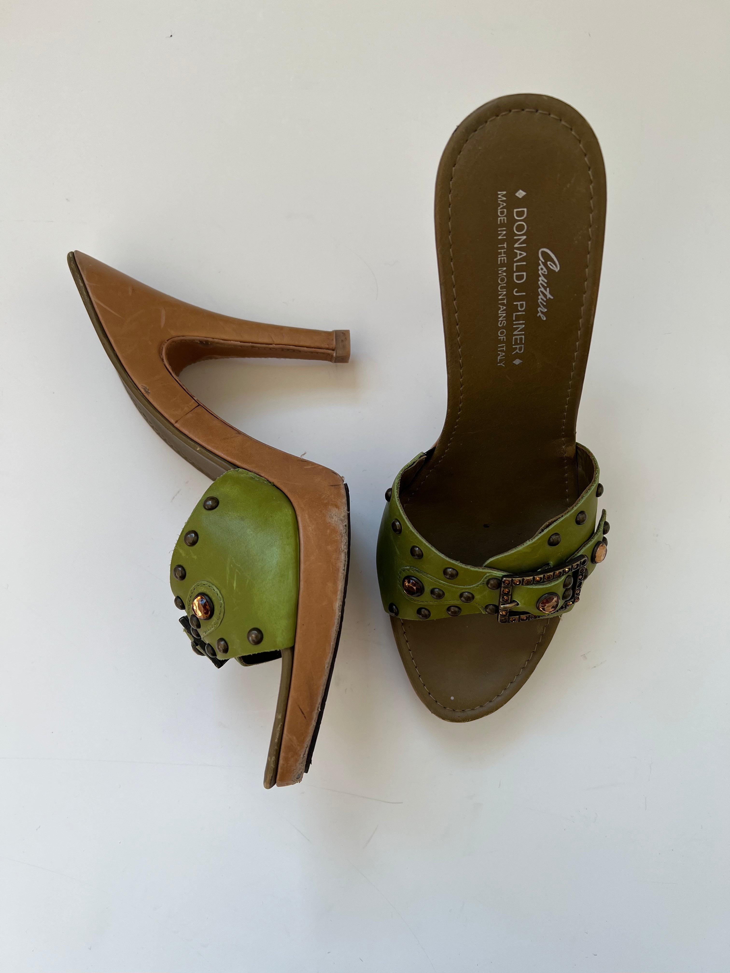 Vintage Y2K Donald Pliner Glam Heels (8/8.5)