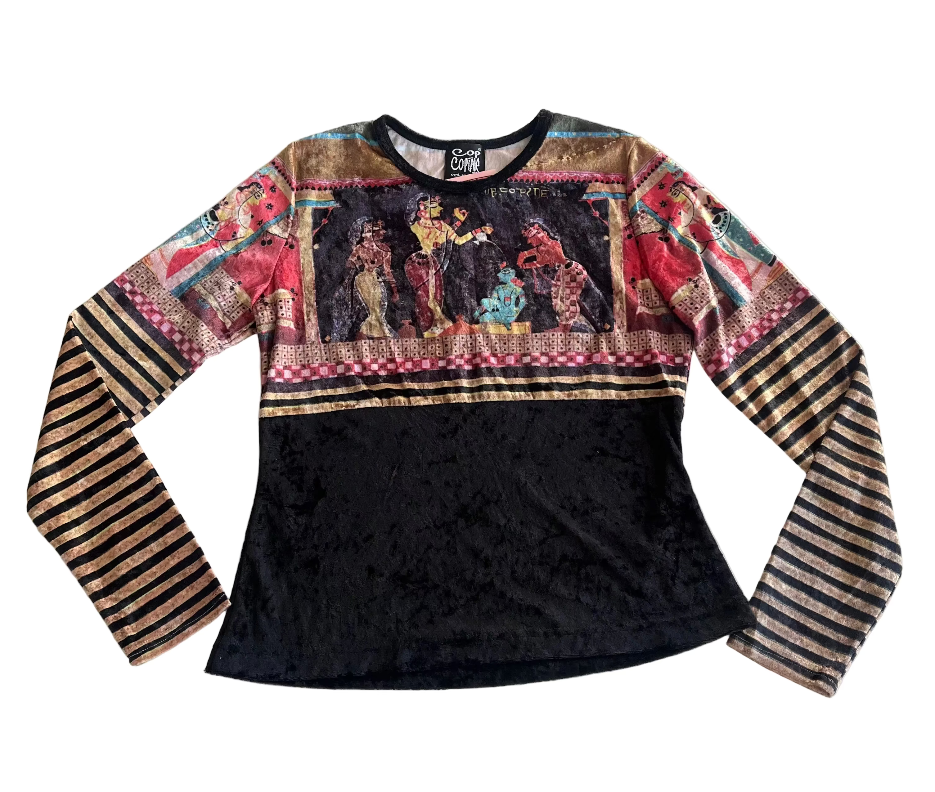 Cop Copine 90s Ramses Velvet Top (S/M) – Holy Thrift