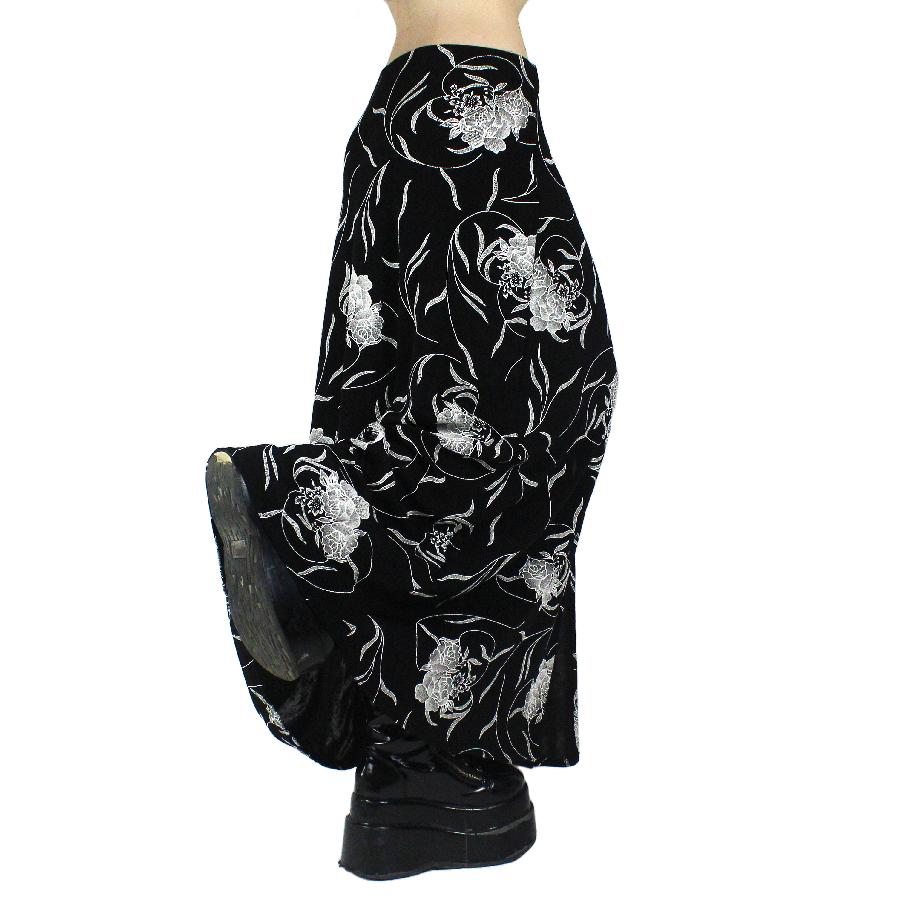 90s Slinky Maxi Skirt (M)