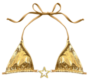 Charmed Bikini Top Gold (XS-XL)