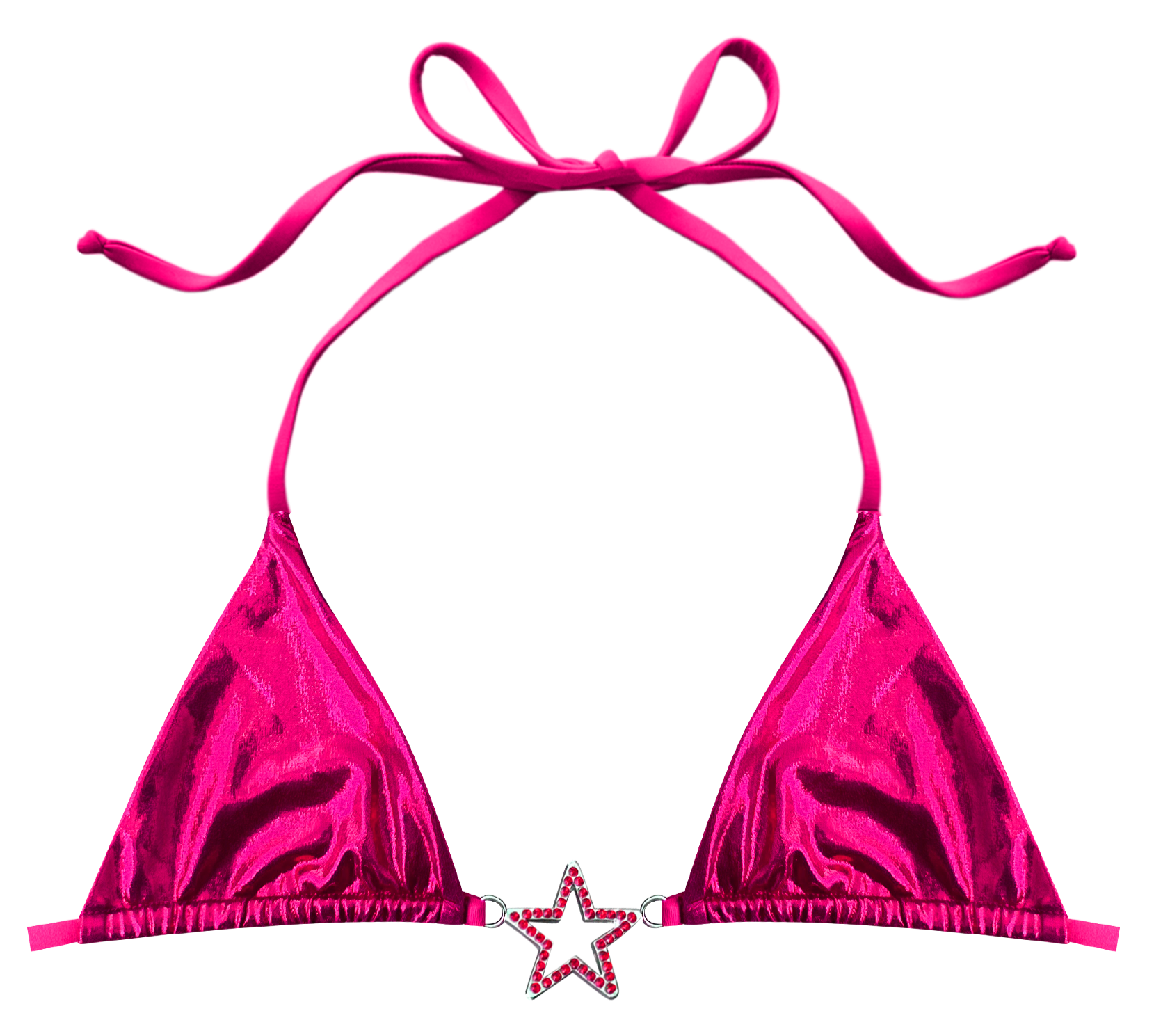 Charmed Bikini Top Hot Pink (XS-XL)