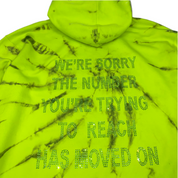 1-800-BOYS LIE Acid Rhinestone Hoodie (One Size)