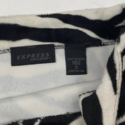Y2K Zebra Faux Fur Mini Skirt (XS)
