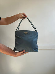 Vintage 1990s Blue Prada Shoulder Bag