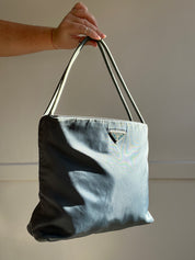 Vintage 1990s Blue Prada Shoulder Bag