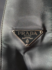 Vintage 1990s Nylon Asymmetrical Prada Shoulder Bag
