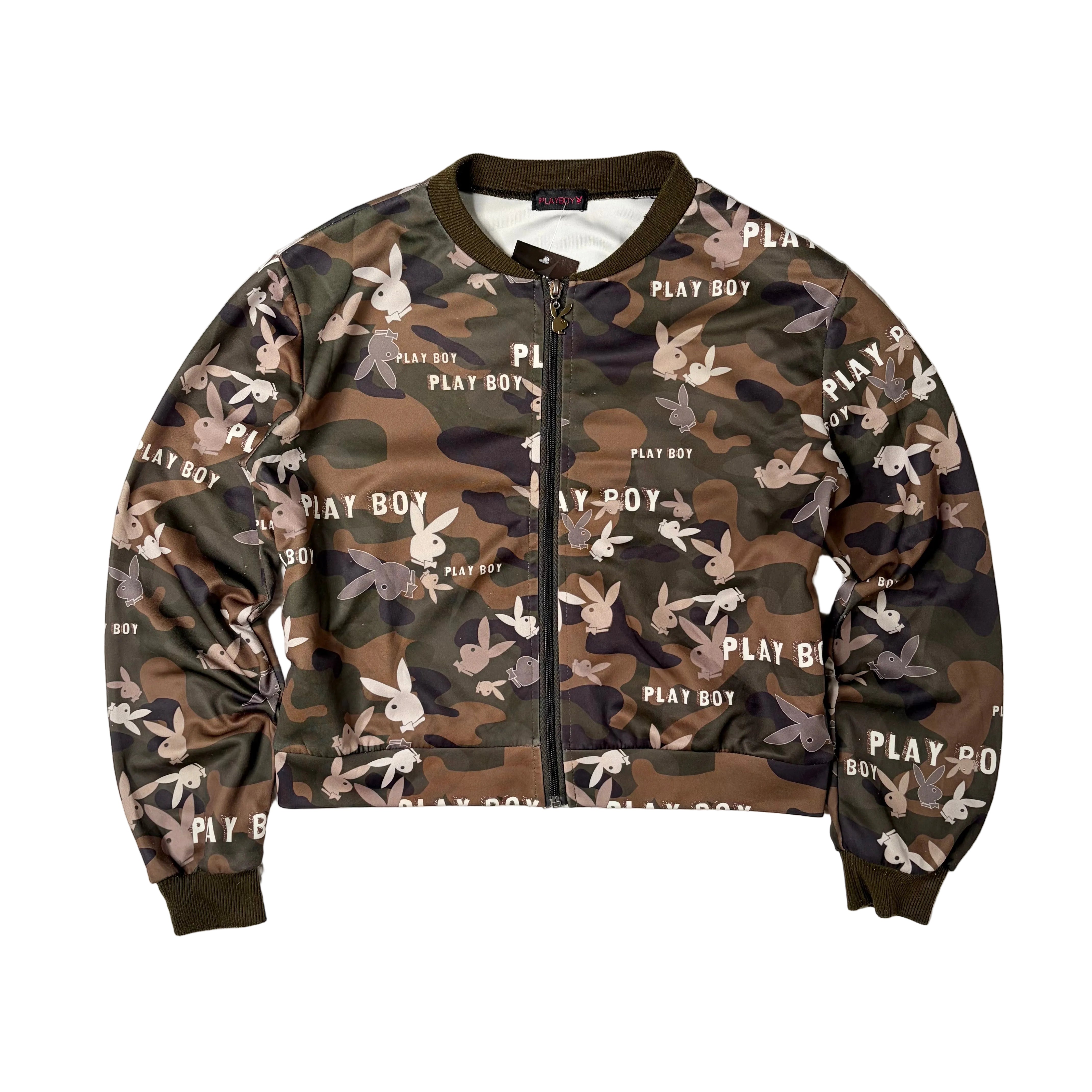 Playboy Camo Zip Up Jacket (M) – Holy Thrift