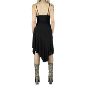 Euro Vintage Asymmetric Dress (S)