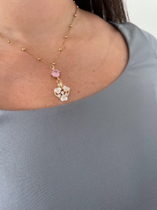 Plumeria Kiss Necklace