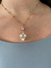 Plumeria Kiss Necklace