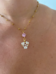 Plumeria Kiss Necklace