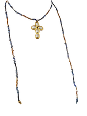 Beaded Cross Necklace