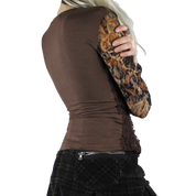 Italian Vintage Lace / Mesh Top (XS/S)