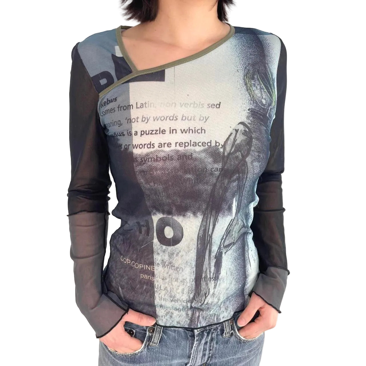 Cop Copine Mesh Long Sleeve (S/M) – Holy Thrift