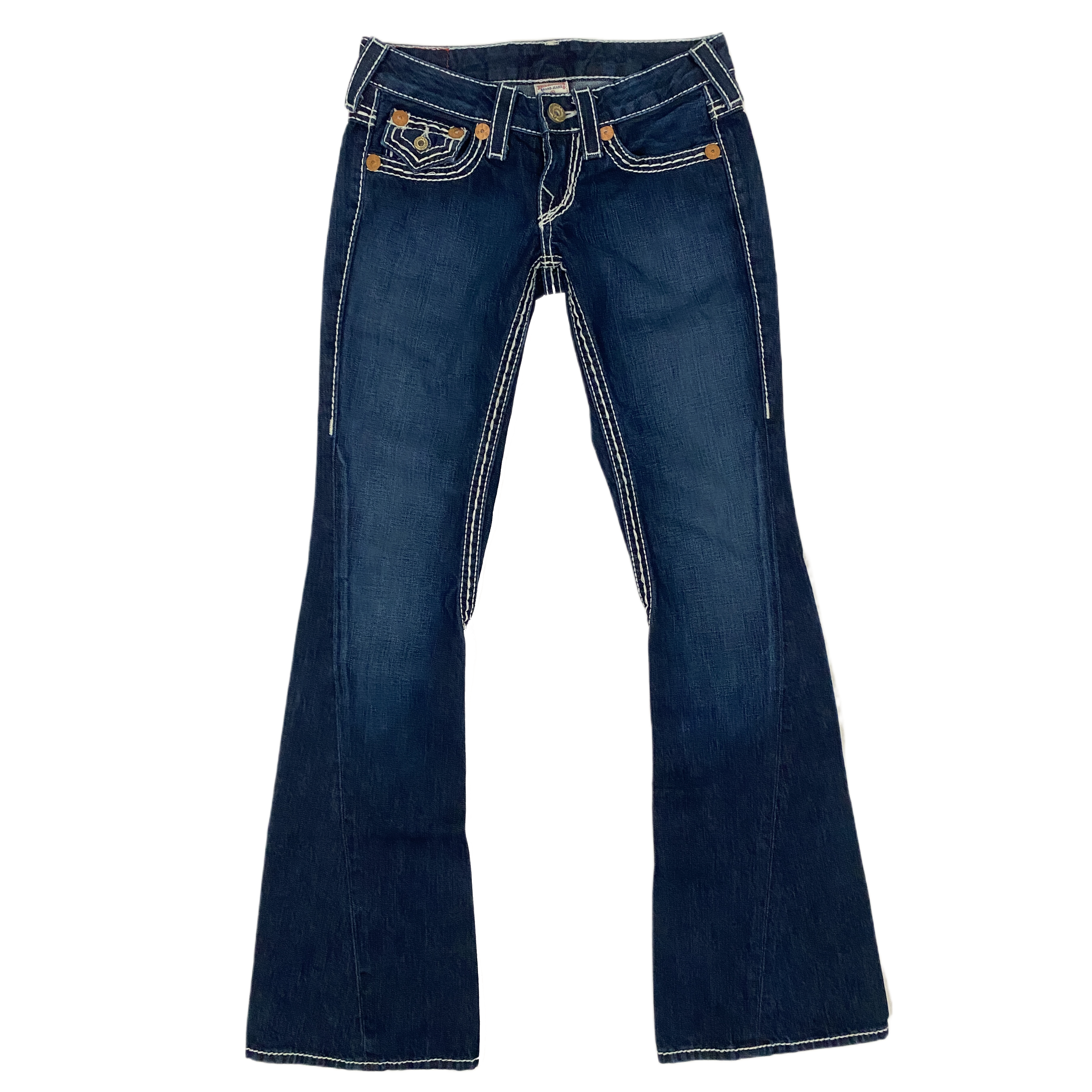 True Religion Low Rise Flares (XS)