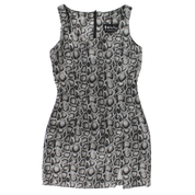 90s Snakeskin Mini Dress (XS)