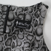 90s Snakeskin Mini Dress (XS)