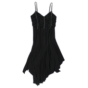 Euro Vintage Asymmetric Dress (S)