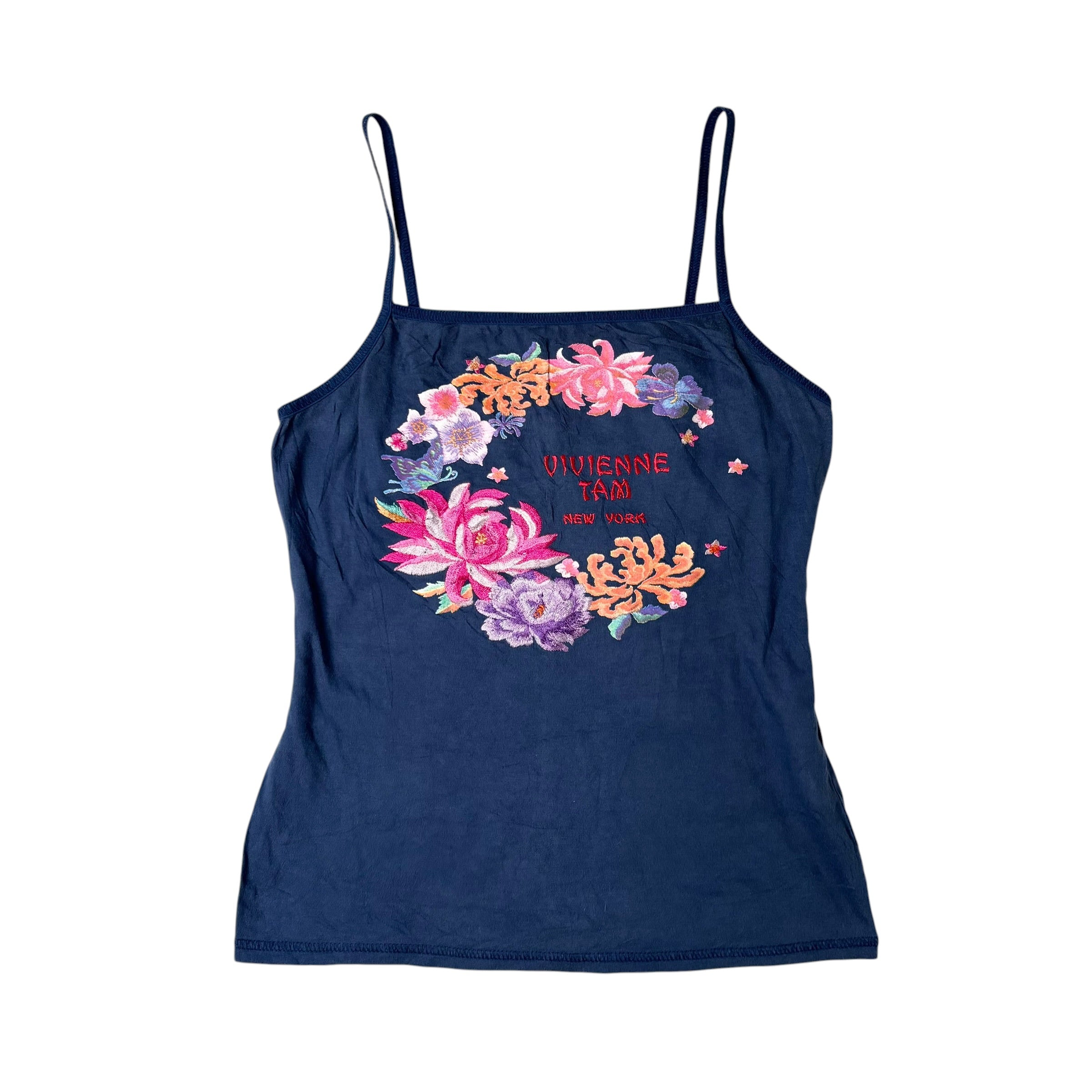 Vivienne Tam Embroidered Graphic Tank (S) – Holy Thrift