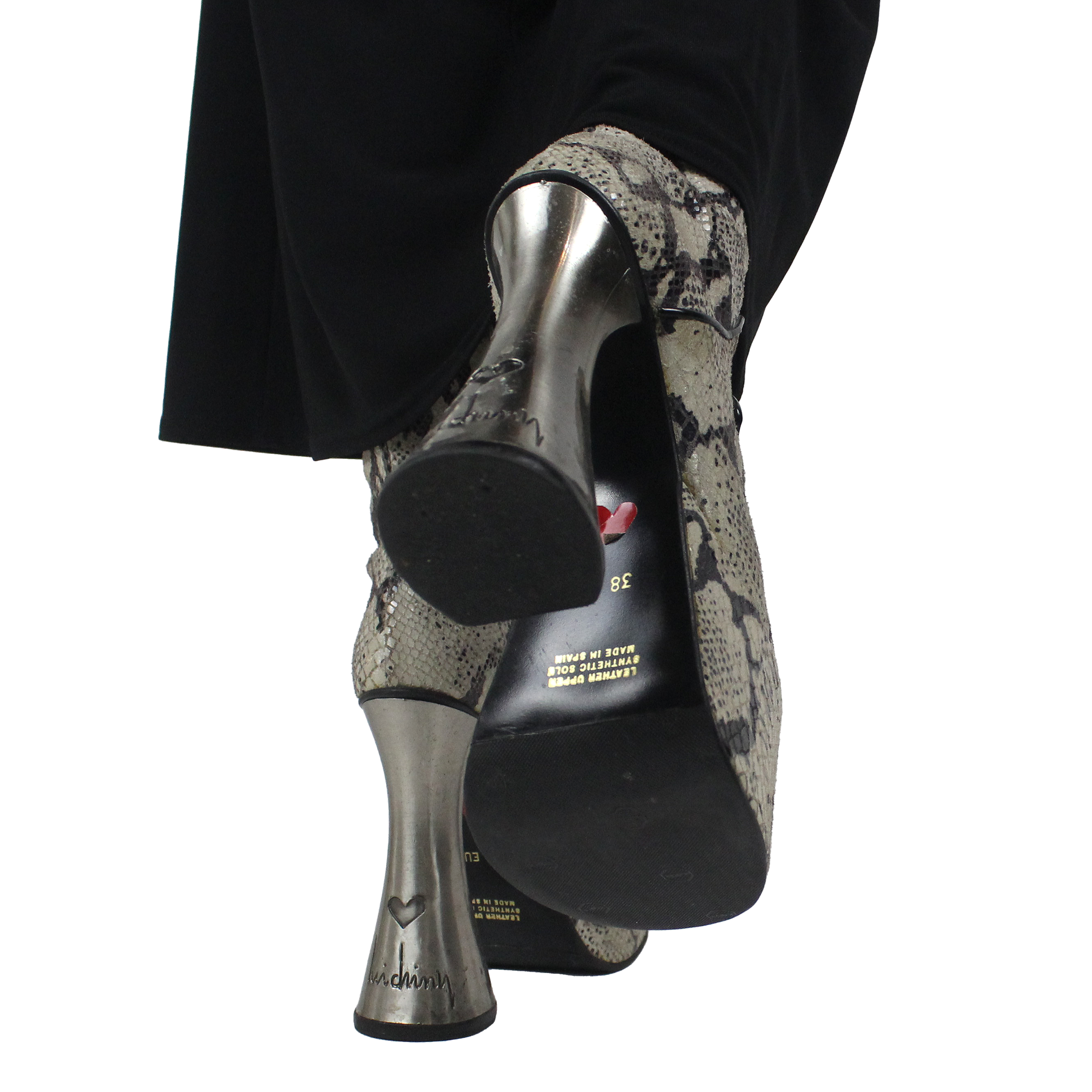 90s Snakeskin Luichiny Boots (EU38)