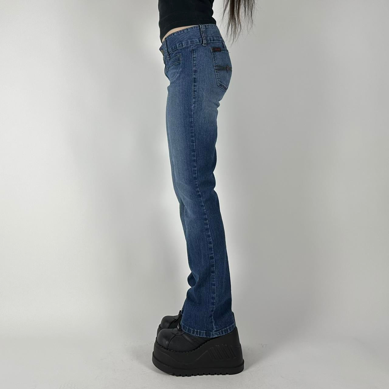 Y2K Mudd Flare Jeans (S)