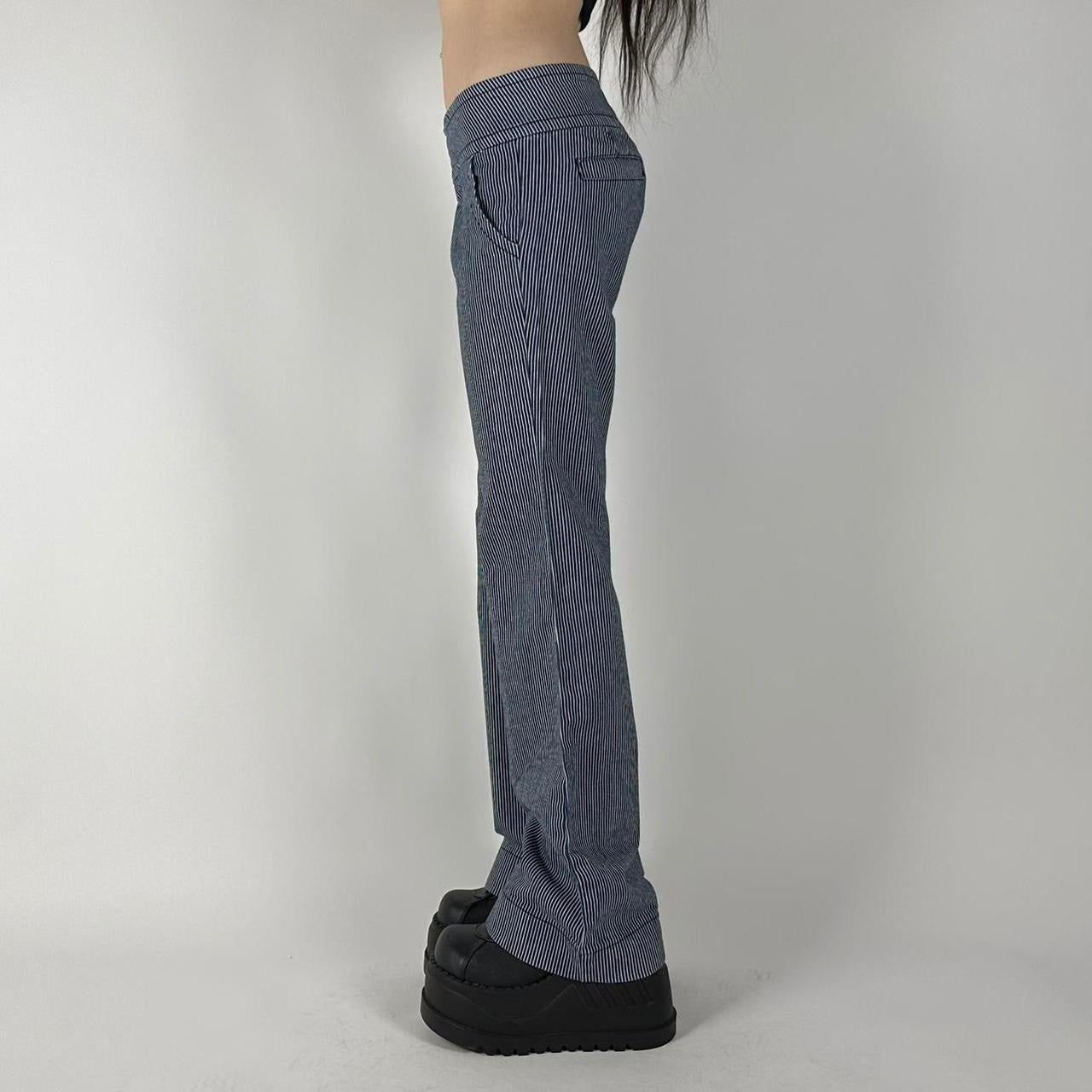 00s Guess Striped Flare Jeans (XS)