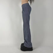 00s Guess Striped Flare Jeans (XS)