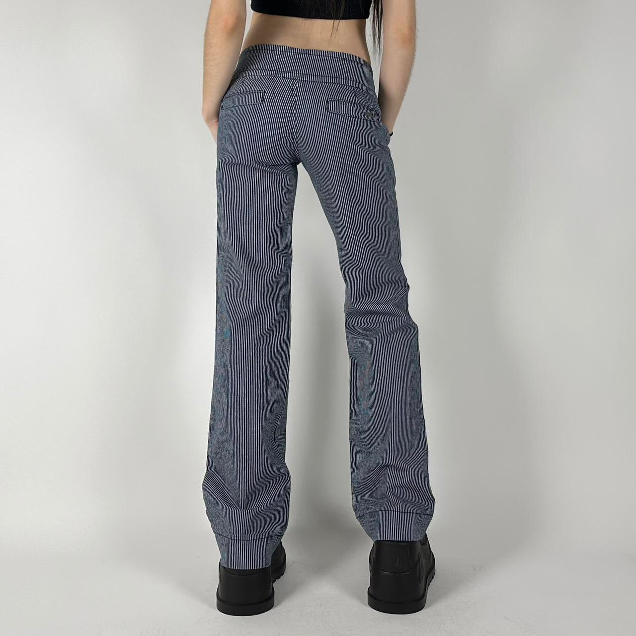 00s Guess Striped Flare Jeans (XS)